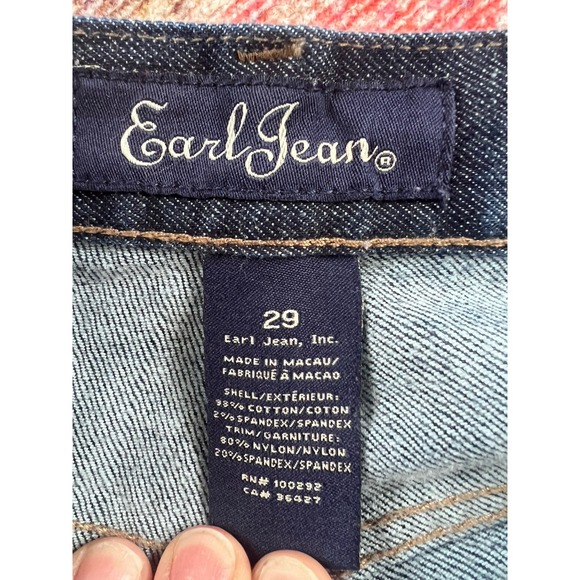 Earl Jean pants dark denim sz 29 Bootcut Cut 2396 - Picture 5 of 11